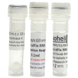 50 x BuccalFix RNA, 2ml screw cap tubes pre-filled with 0.5ml BuccalFix stabilization buffer, supplied with Flocked Swabs