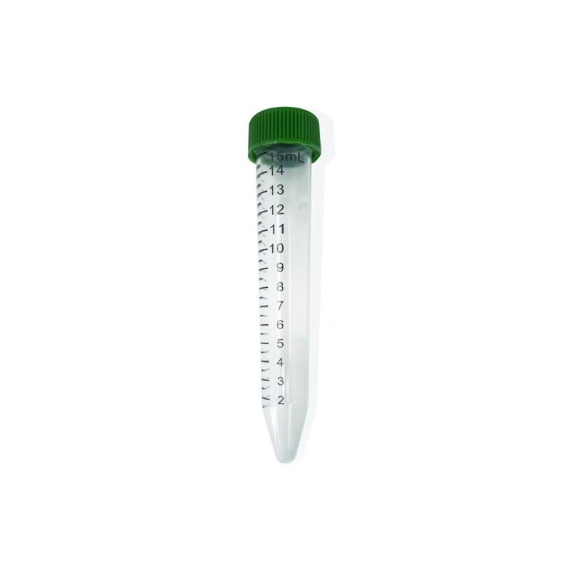 TUBOS PARA CENTRÍFUGA 15 ML, CÓNICO, PP, ESTÉRIL, LIBRE DE ADNASA/ARNASA - 20 X 25 UN