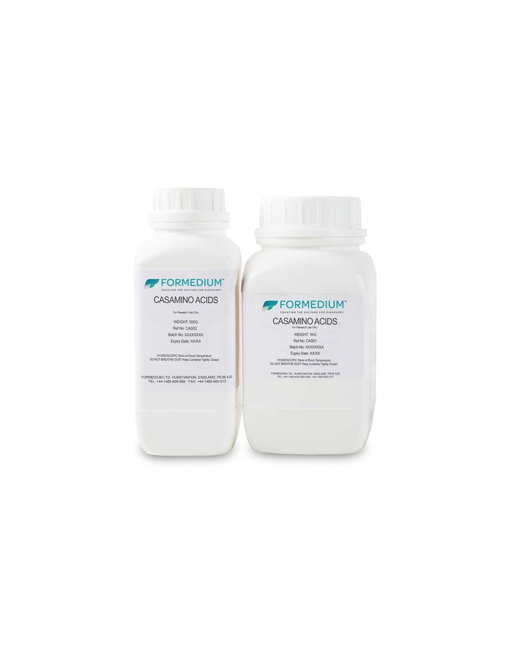 Casamino acids - 500 gram ( casaminoácidos )
