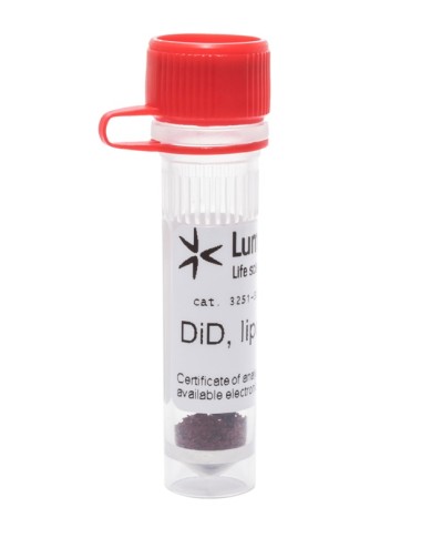 DiD is a far-red fluorescent carbocyanine dye