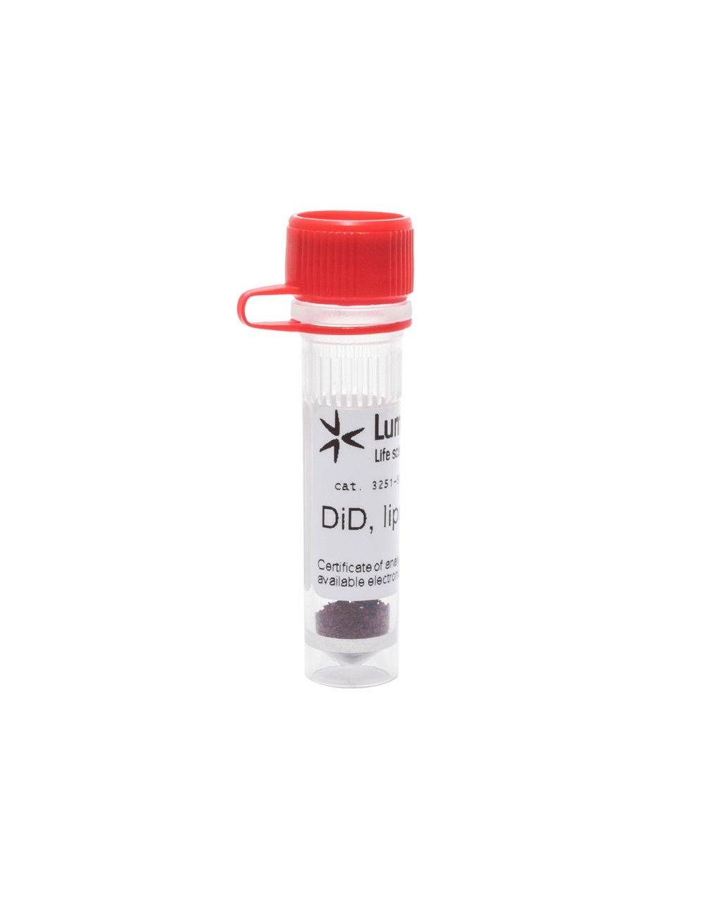 DiD is a far-red fluorescent carbocyanine dye
