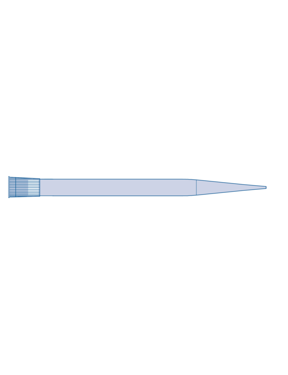 Rack de puntas con filtro tipo Finn de 5 ml (estériles) -  50 unidades