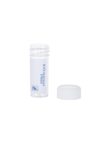 Recipiente Bijou de 7 ml, etiquetado (estéril) -  700 unidades