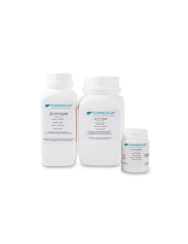 Medio 2X VYT Agar libre de componentes animales para cultivo de E. coli