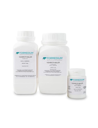 VLB Broth Miller vegetal para cultivo de E. coli con alta salinidad