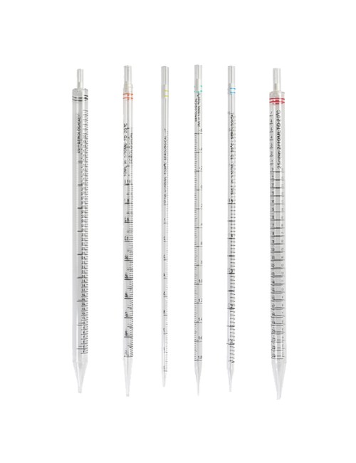5 ml, Pipetas serológicas 200 pipetas (estéril y envuelta individualmente)