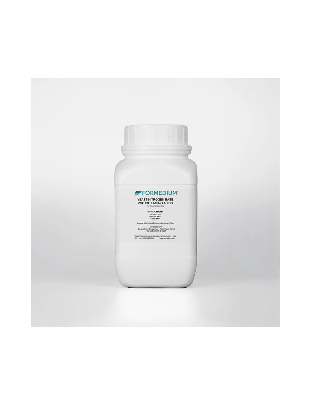 Yeast Nitrogen Base w/o Amino Acids - 1000 gram