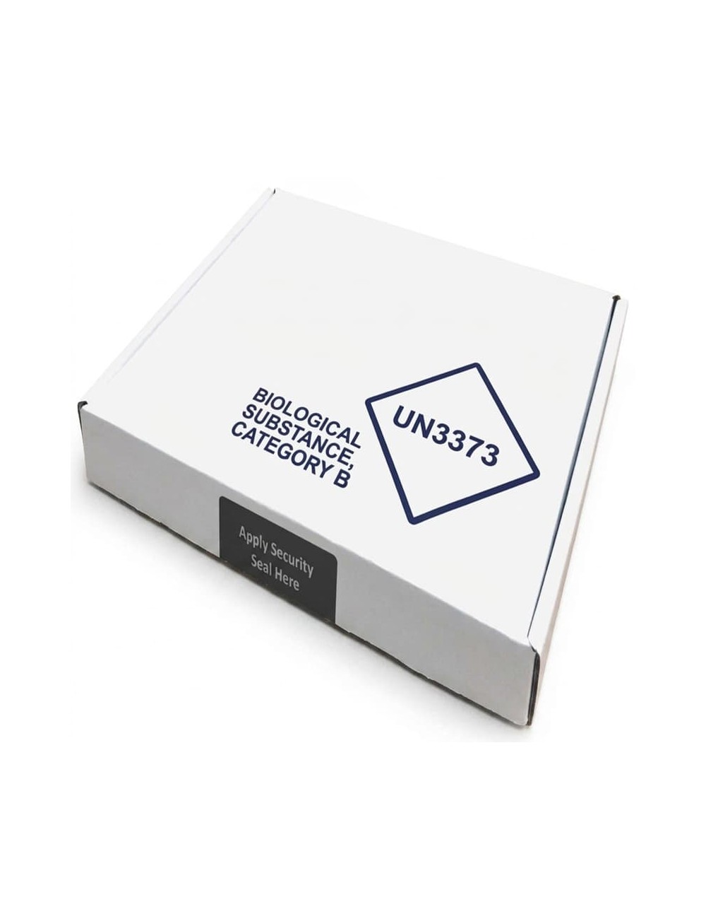 50 x White Transport Boxes UN3373 certified - includes security seal