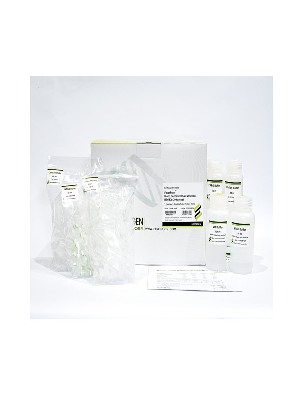 Favorprep Blood Genomic DNA Extraction Mini Kit   - 300 preps