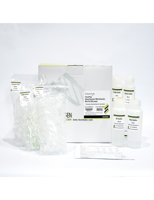 Favorprep Blood Genomic DNA Extraction Mini Kit   - 300 preps