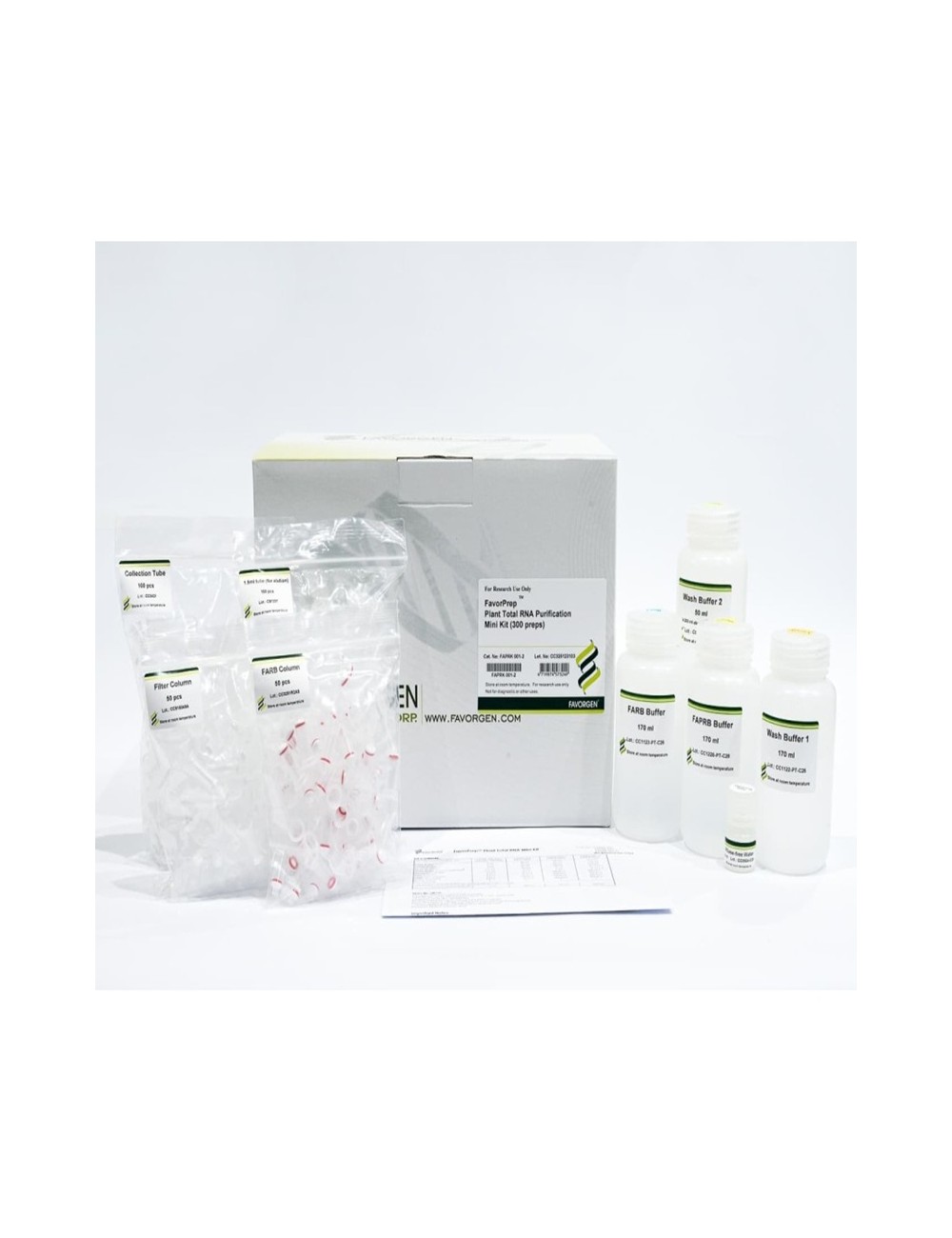 Favorprep Plant Total RNA Extraction Mini Kit  - 50 preps