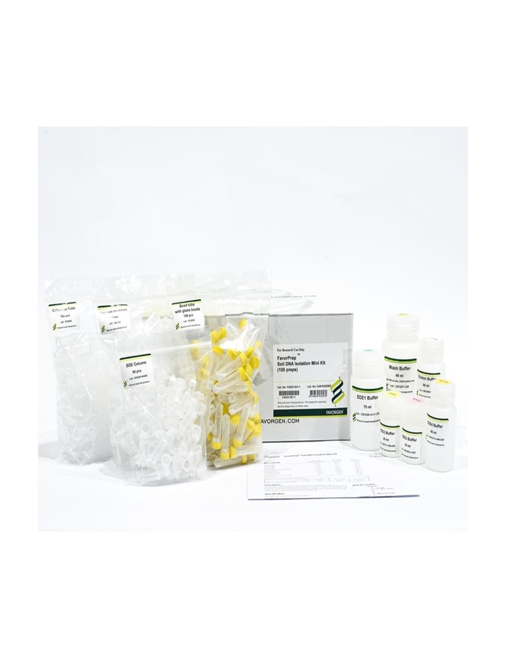Favorprep Soil DNA Isolation Mini Kit  - 50 preps