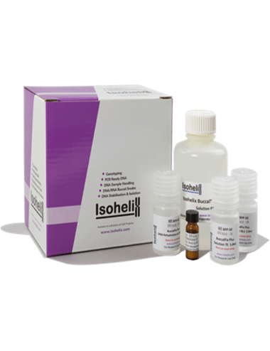 Buccal-Prep Plus DNA Isolation Kit - full precipitation-based kit for isolating purified DNA from buccal swabs