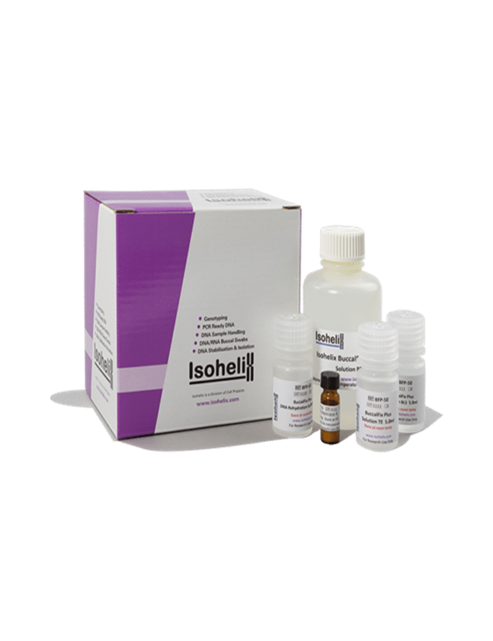 Buccal-Prep Plus DNA Isolation Kit - full precipitation-based kit for isolating purified DNA from buccal swabs