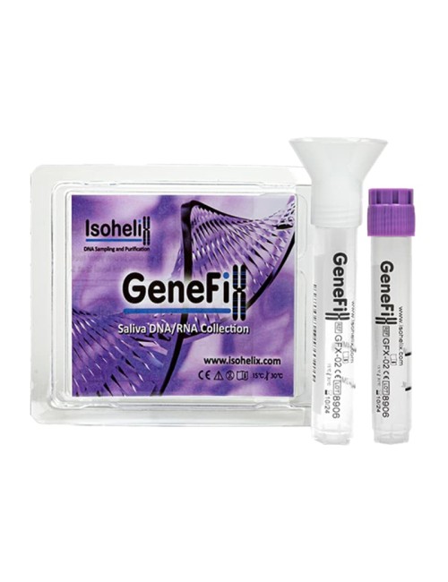50 x GFX Saliva Collectors (Includes funnel, tube filled with 2ml stabilization buffer, cap & instruction manual)