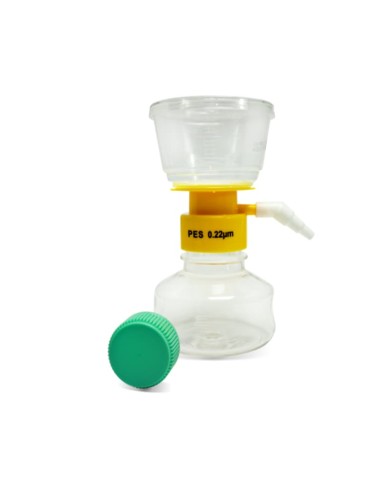 12 - Unidades de filtrado para cultivo celular. 0,22 µm. 150 ml