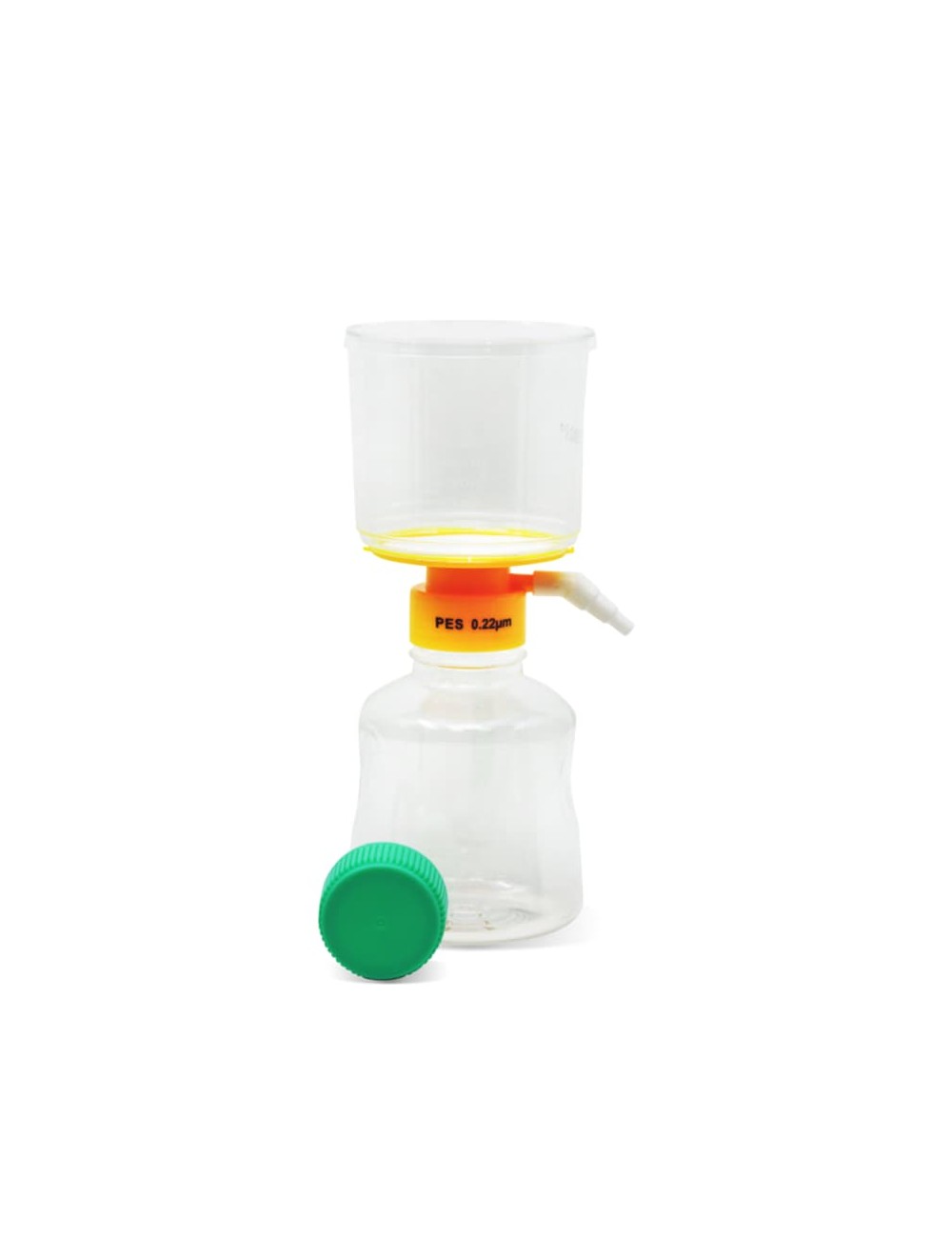 12 Unidades de filtración para tapón de botella, conjunto completo, 0,22 µm, 500 ml