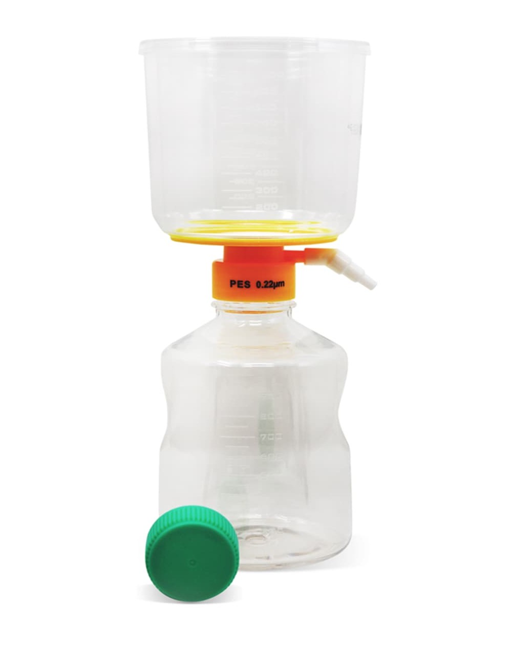 12 Unidades de filtración para tapón de botella, conjunto completo, 0,22 µm, 1000 ml