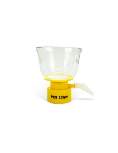 Unidad de filtración para boca de botella, solo embudo, 0,22 µm, 250 ml (estéril)
24 Unidades