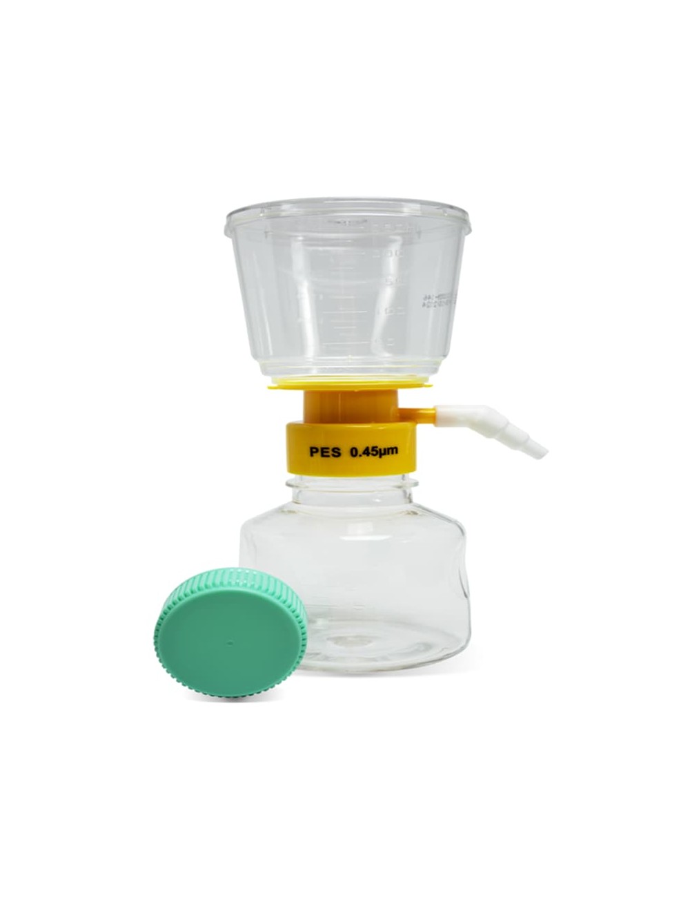 Unidad de filtración con tapón de botella, completamente montada, 0,45 µm, 250 ml
12 Unidades