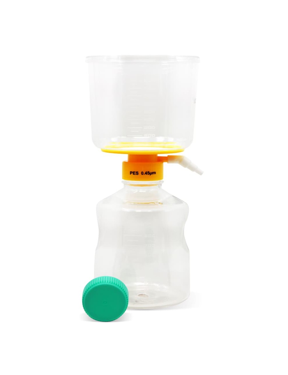 Unidad de filtración con tapón de botella, completamente montada, 0,45 µm, 1000ml
12 Unidades