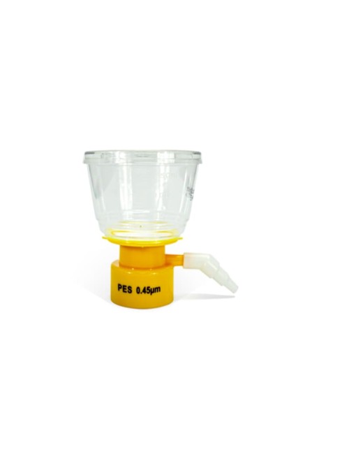 Unidad de filtración para boca de botella, solo embudo, 0,45 µm, 150 ml (estéril)
24 Unidades