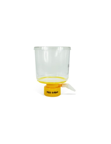 Unidad de filtración para boca de botella, solo embudo, 0,45 µm, 500 ml (estéril)
24 Unidades