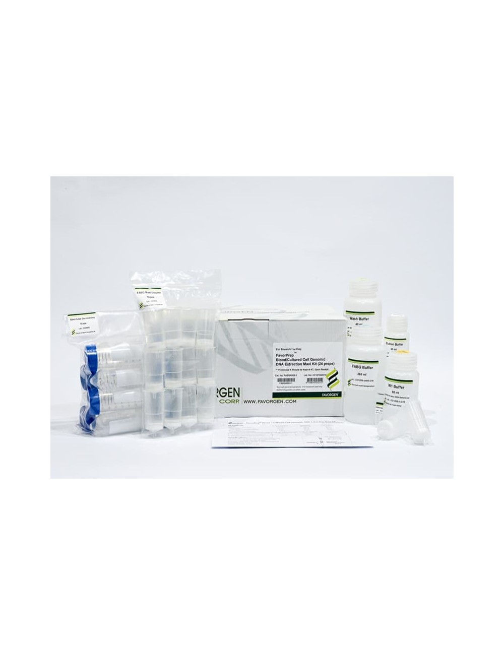Kit Favorprep para la extracción de ADN genómico de sangre - 10 preparaciones
