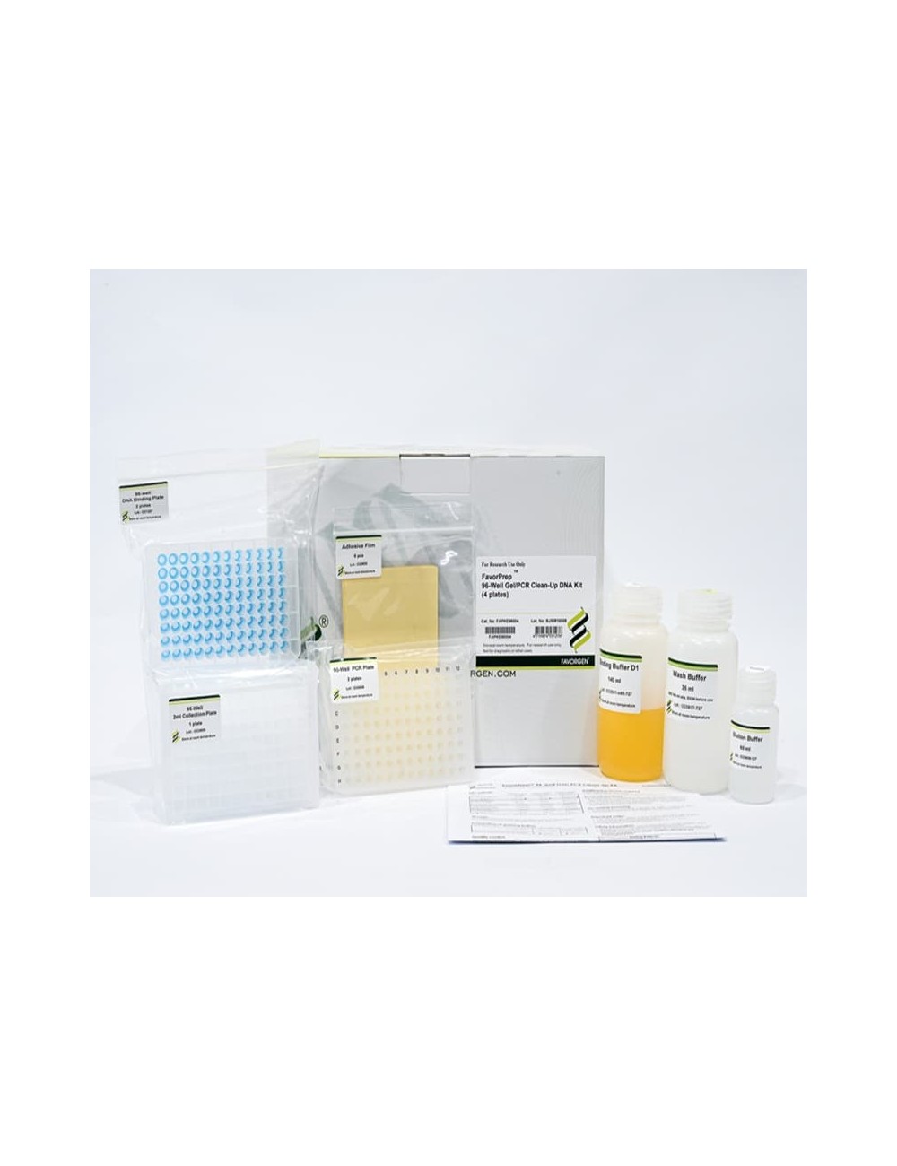 Kit de purificación de gel/PCR Favorprep de 96 pocillos  - 1 placa  (Referencia anterior: FAPKE 96001)
