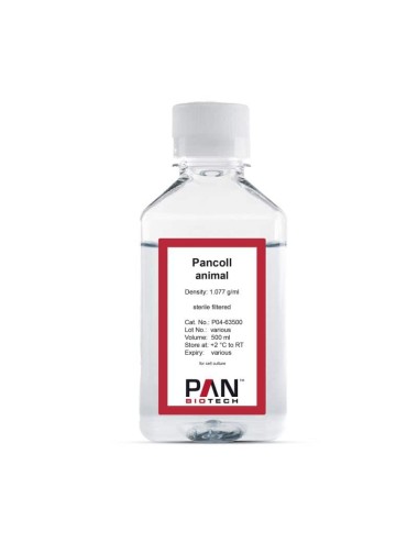 (500 ml )Pancoll animal. Densidad: 1,077 g/mL