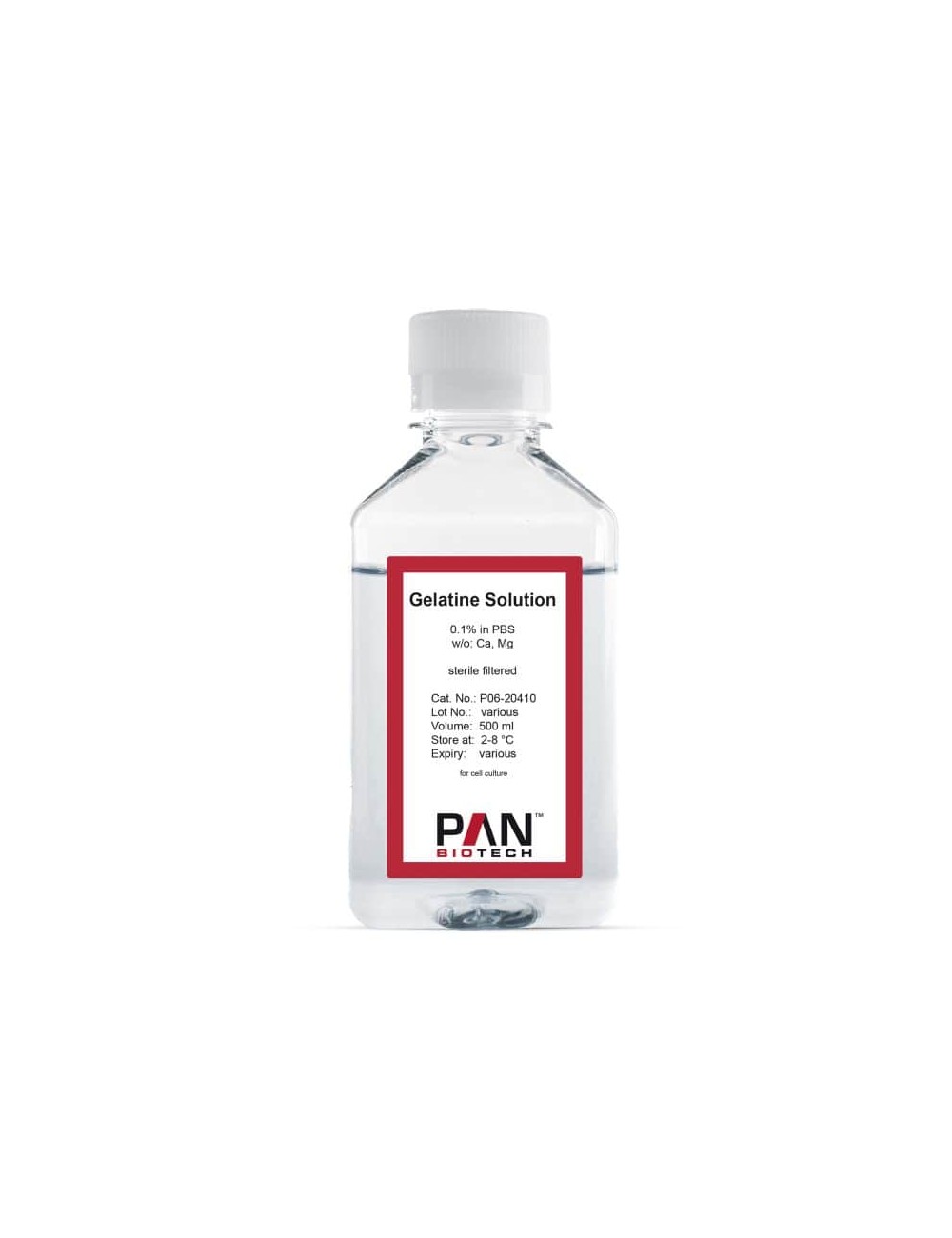 Gelatine solution 0.1 % in PBS (Solución de gelatina 0.1)