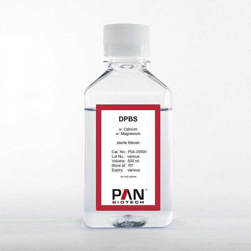 DPBS con Ca y Mg  500 ml / Guardar a +2°C - RT